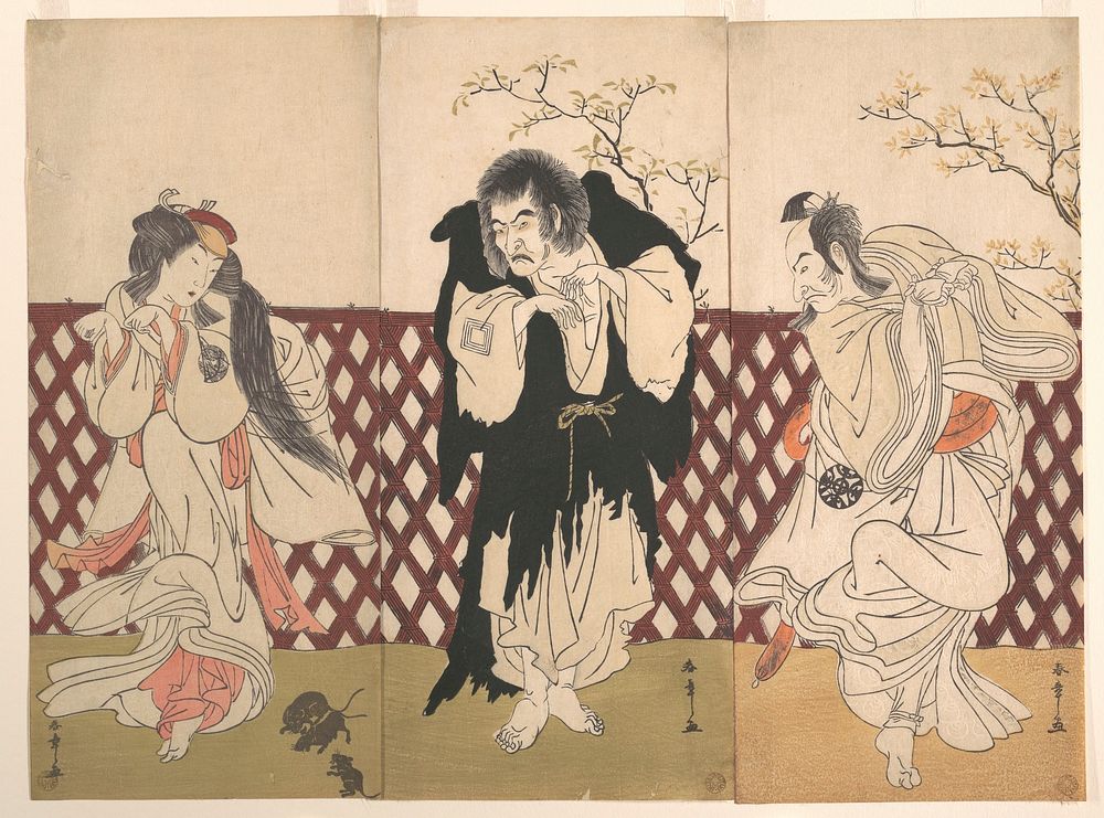 Ichikawa Danjuro IV in the Role of the Monk Mongaku from the Play Hana-zumo Genji-biki by Katsukawa Shunshō