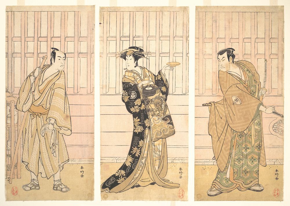 In the Room of a House of the Yoshiwara by Katsukawa Shunkō