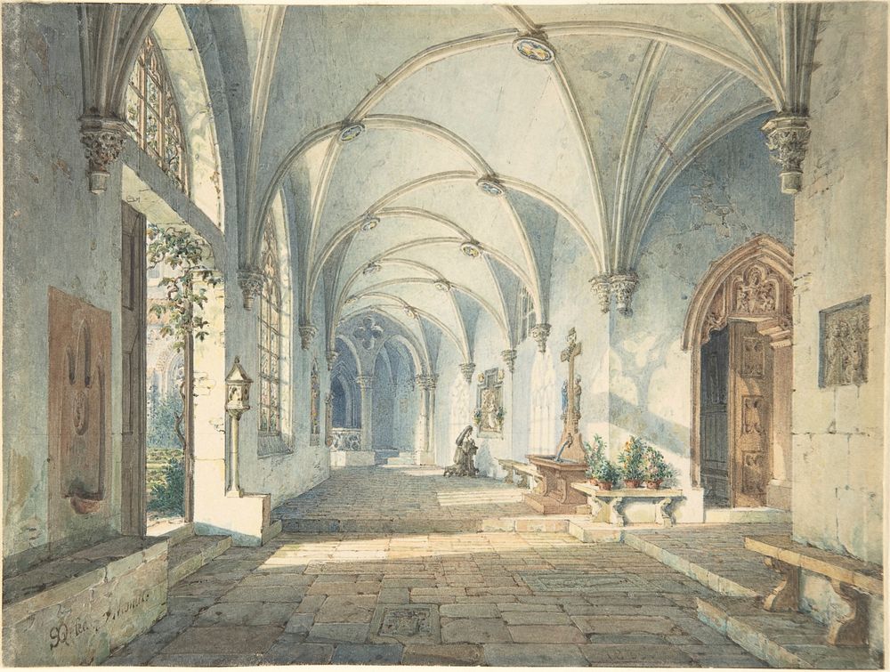 Cloisters in a Nunnery 
