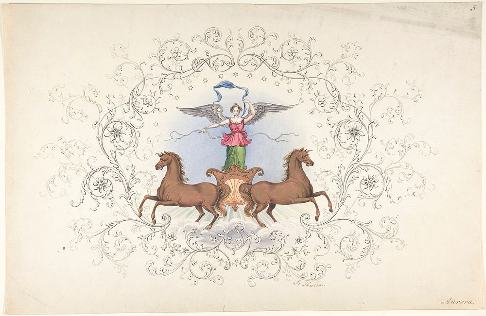 Design for Panel Decoration by J. Hulme
