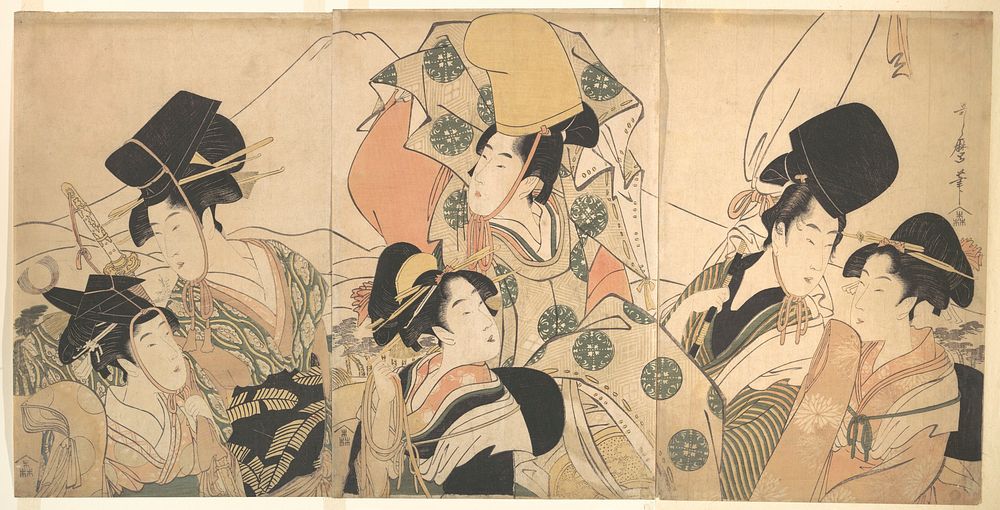 Narihira's Journey to the East by Utamaro Kitagawa (1754–1806)