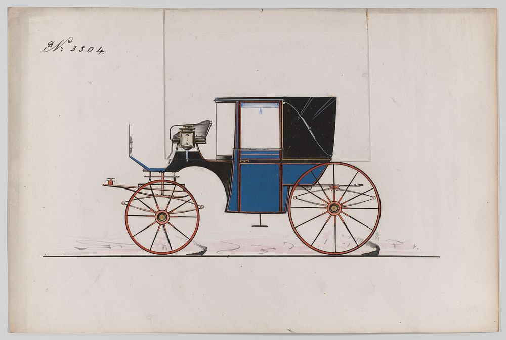 Design for Landaulet, no. 3304