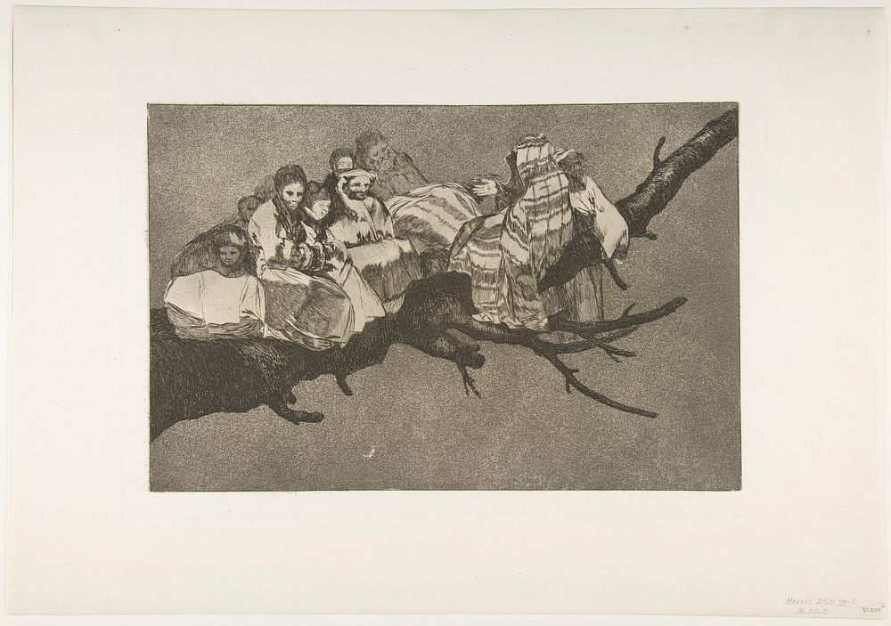 Ridiculous Folly, from the 'Disparates' (Follies / Irrationalities) by Goya (Francisco de Goya y Lucientes)