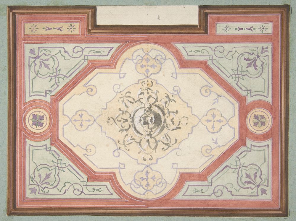 Design for the decoration of a ceiling