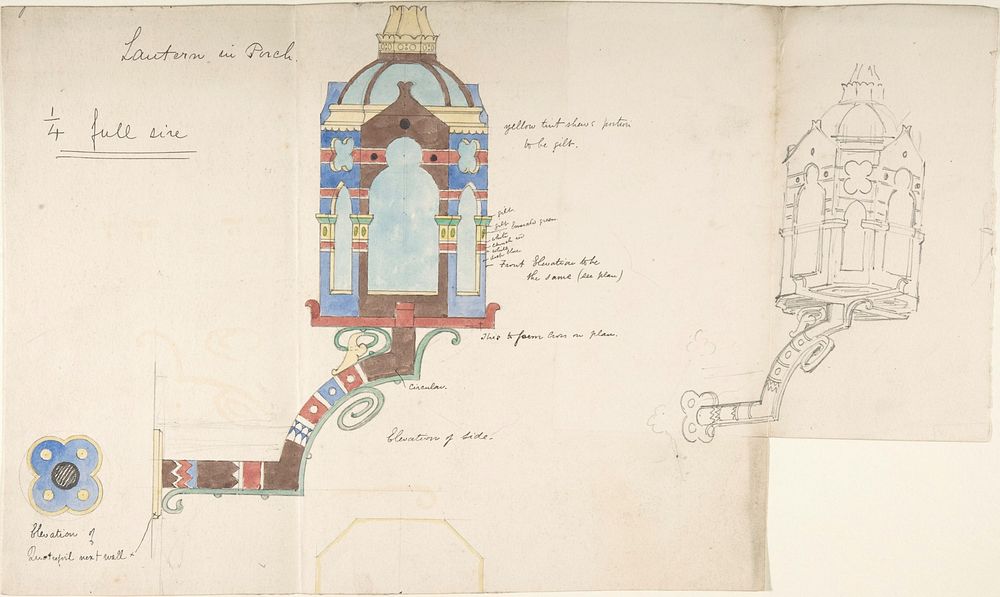 Designs for a Church Wall Lantern