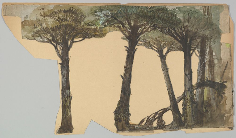 Design for a Stage Set by Eugène Cicéri