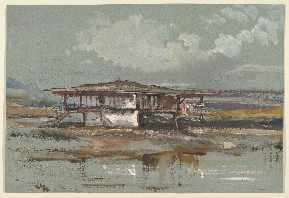 A House in Turkey by Alexandre-Gabriel Decamps