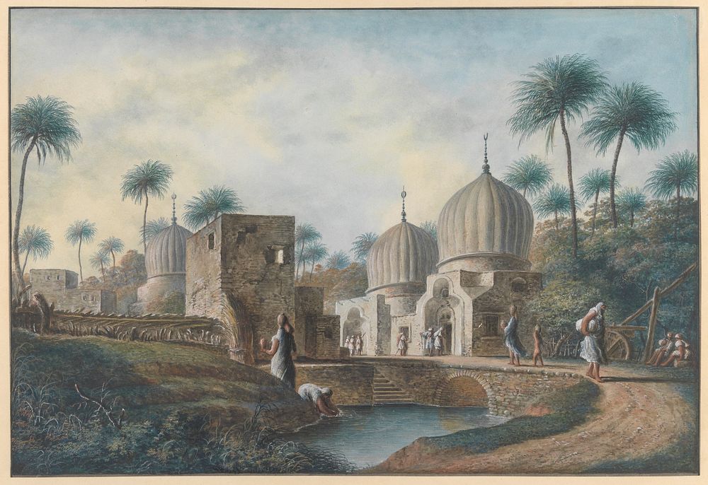 Tombs of Great Arab Saints to be seen in the Neighborhood of Rosetta, Egypt by Luigi Mayer