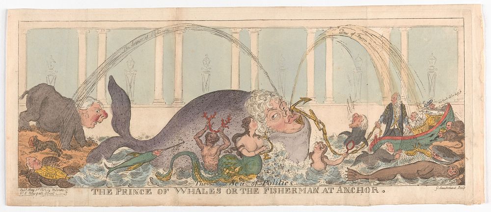 The Prince of Whales or the Fisherman at Anchor by George Cruikshank