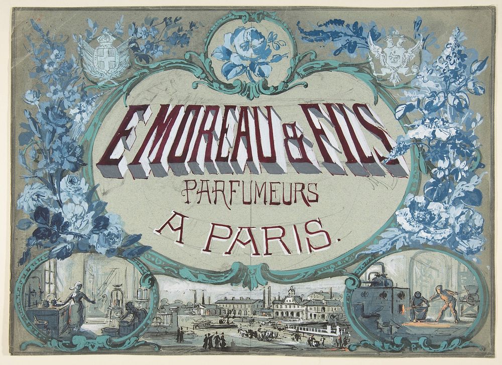 E. Moreau & Fils, Parfumeurs à Paris, Anonymous, French, 19th century