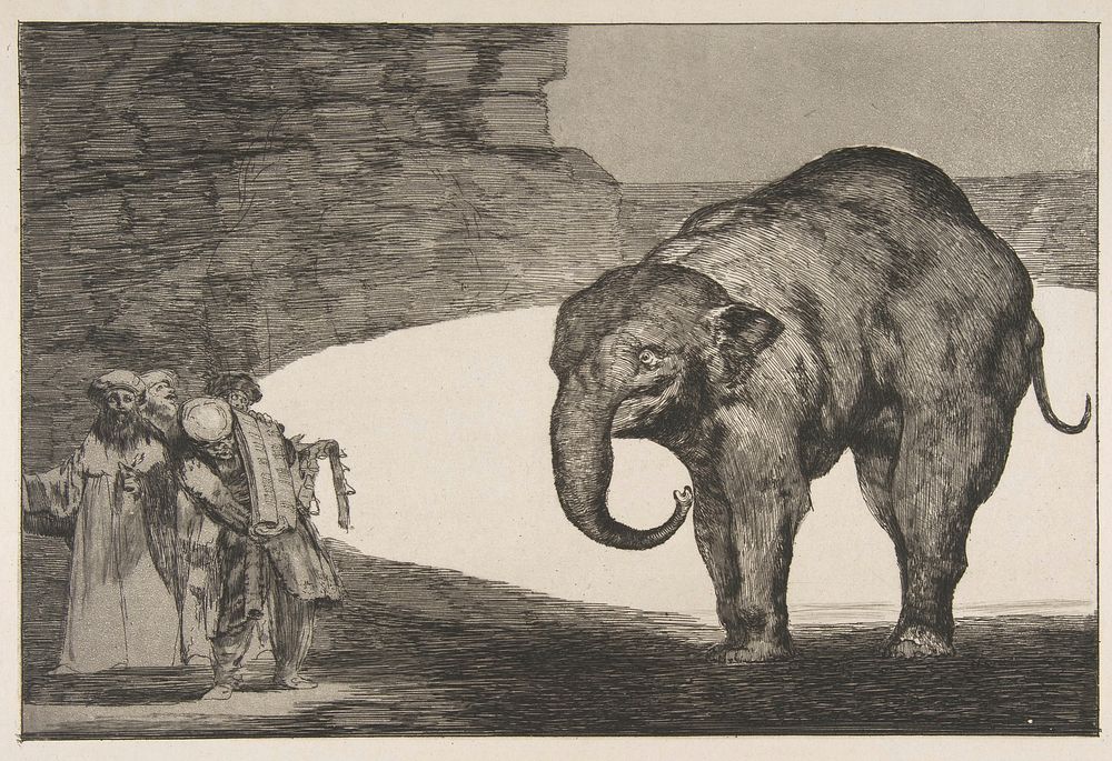 'Animal Folly' from the 'Disparates' (Follies / Irrationalities) by Francisco de Goya
