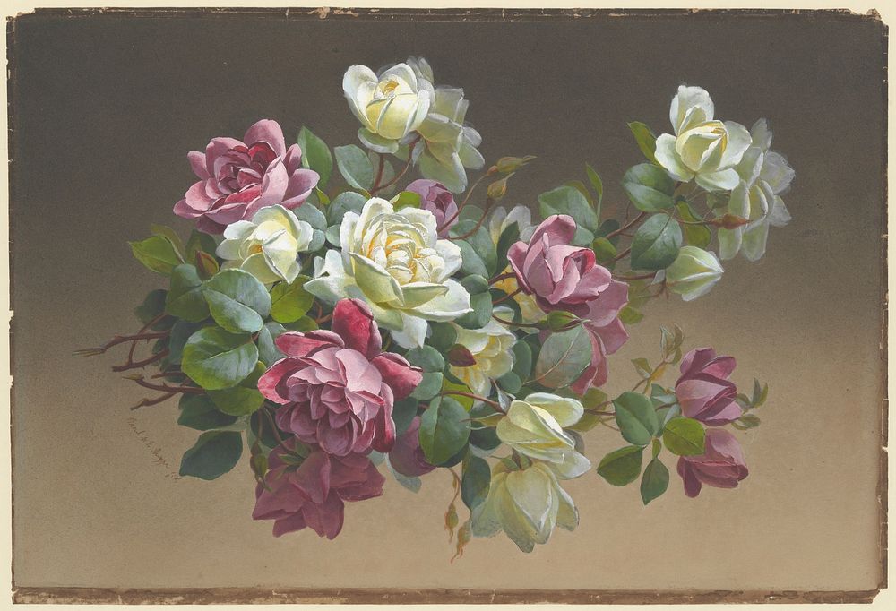 Flowers: Roses by Paul de Longpr&eacute;