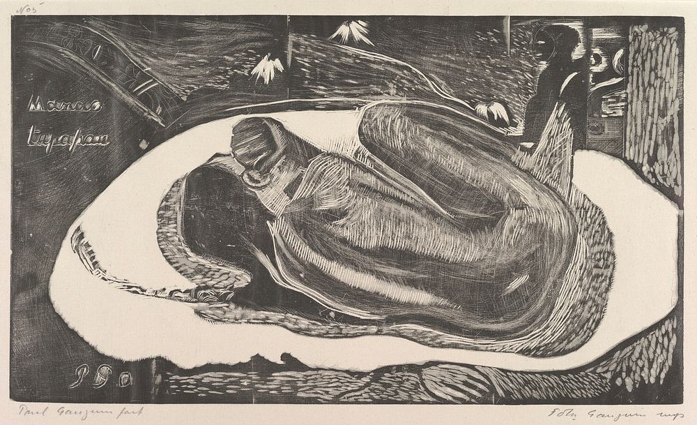Spirit of the Dead Watching (Manao Tupapau), from Fragrance (Noa Noa) by Paul Gauguin