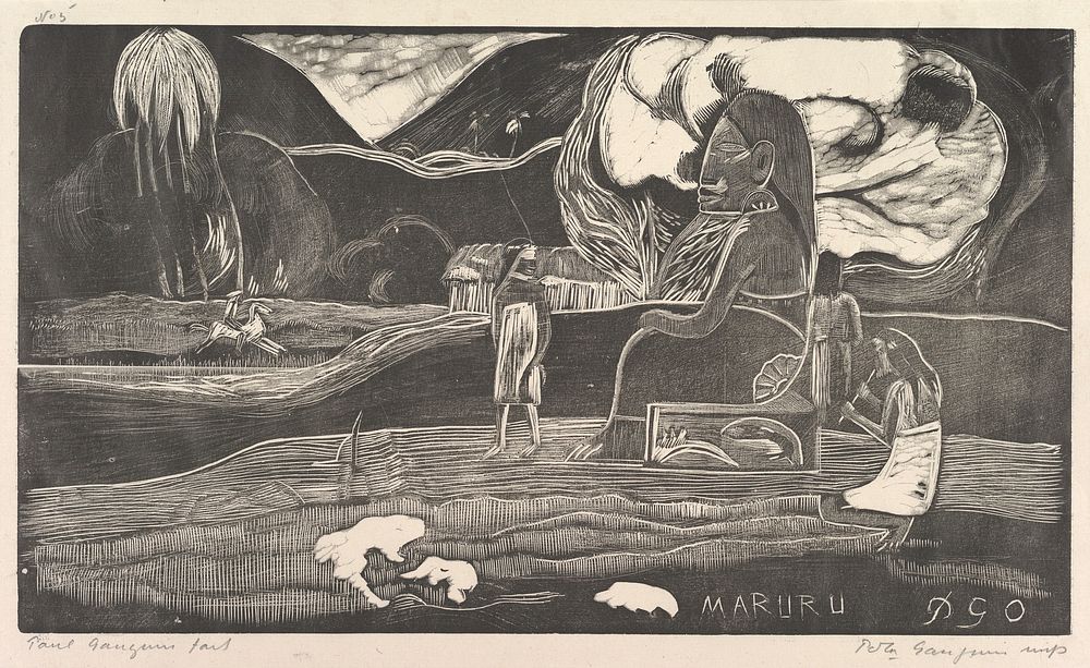 Maruru by Paul Gauguin