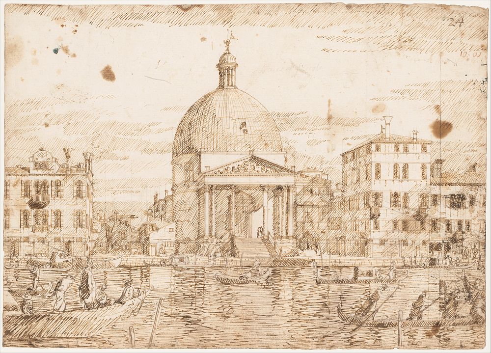 San Simeone Piccolo, Venice, Seen from the Grand Canal