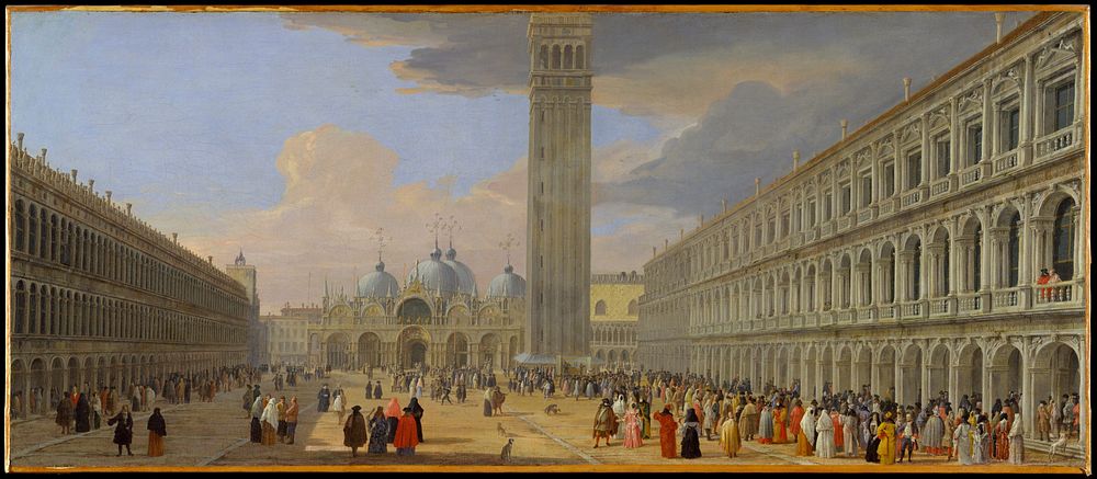 Piazza San Marco, Venice by Luca Carlevaris