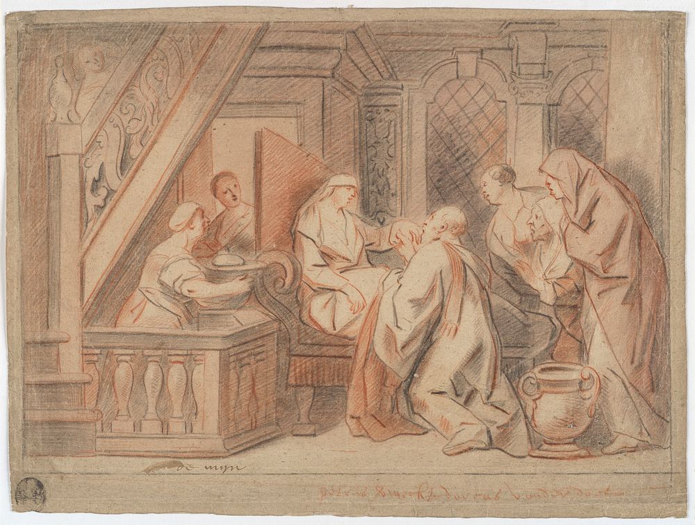 Dorcas Raised From the Dead by Saint Peter by Jacob Jordaens