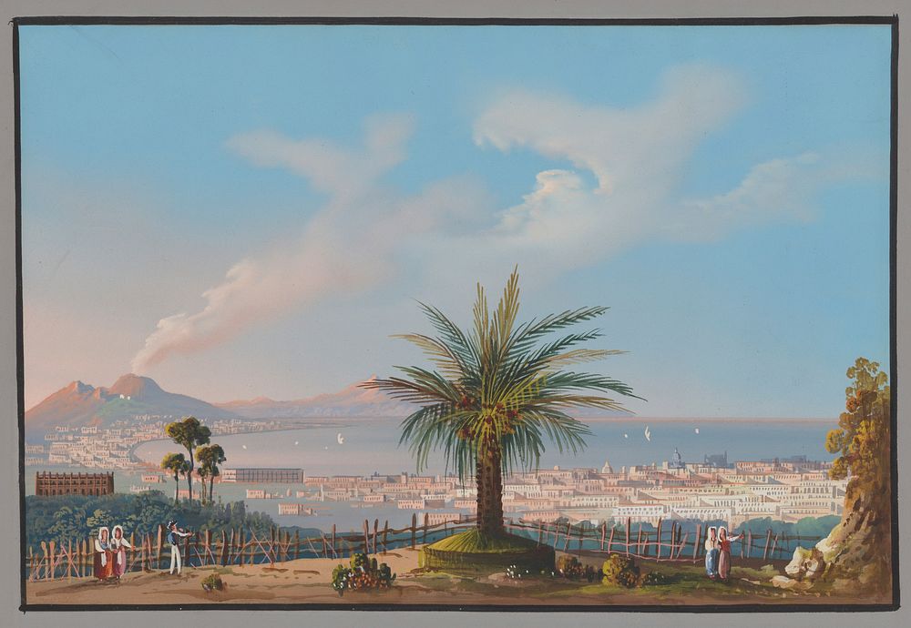 View of Naples from San Martino, Italian