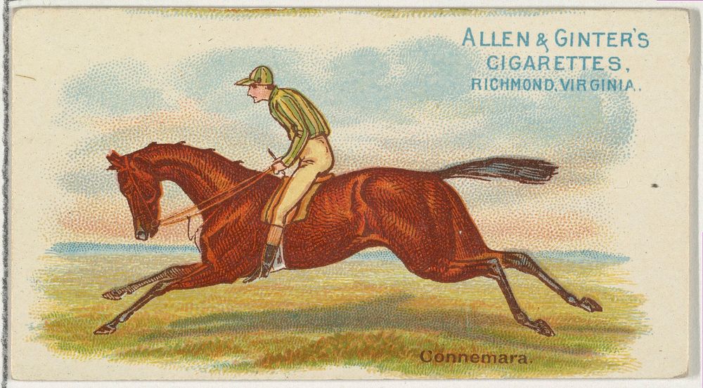 Connemara, from The World's Racers series (N32) for Allen & Ginter Cigarettes issued by Allen & Ginter 
