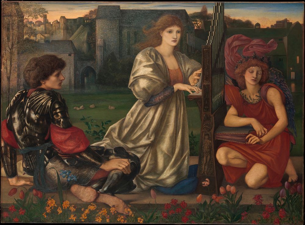 The Love Song by Sir Edward Burne-Jones