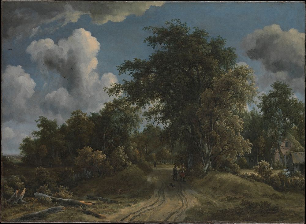Woodland Road by Meyndert Hobbema (Dutch, Amsterdam 1638&ndash;1709 Amsterdam)