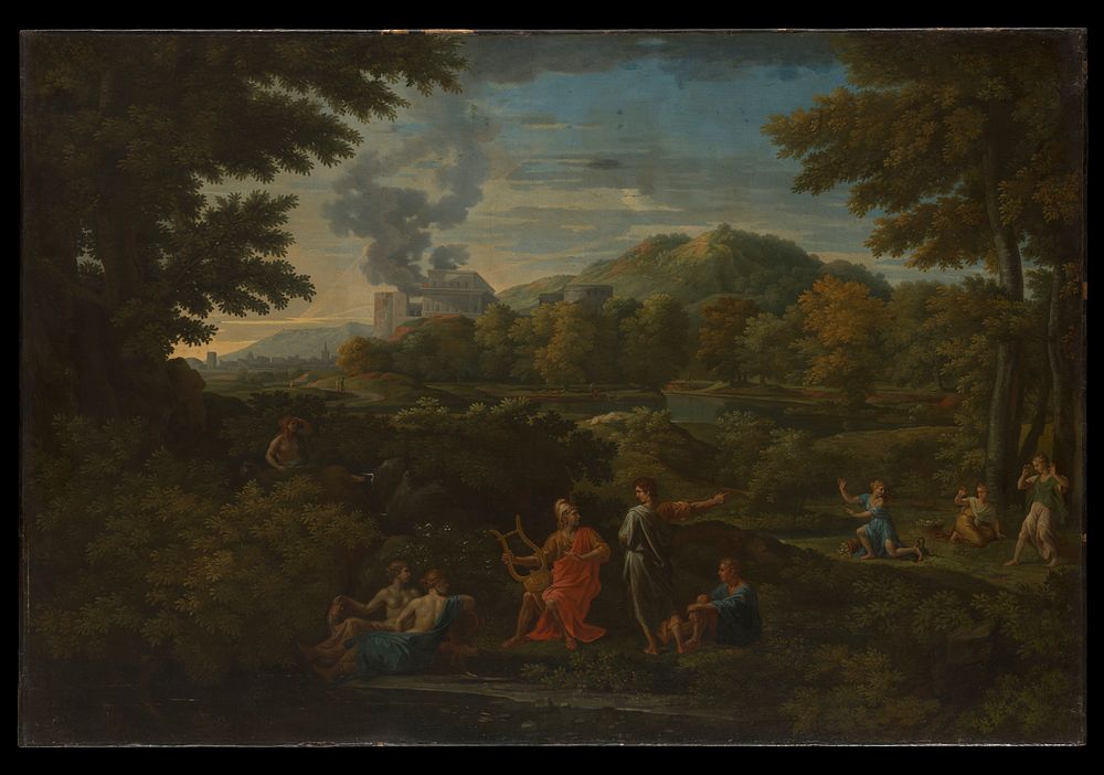 Orpheus and Eurydice, style of Nicolas Poussin