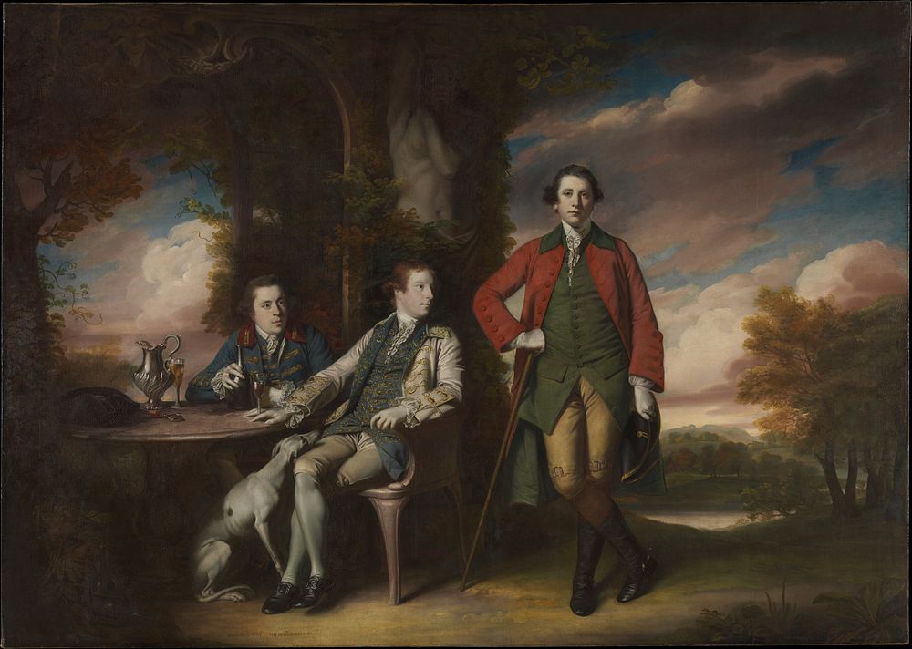 The Honorable Henry Fane (1739–1802) with Inigo Jones and Charles Blair by Sir Joshua Reynolds