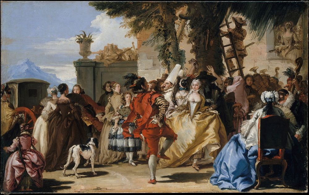 A Dance in the Country by Giovanni Domenico Tiepolo