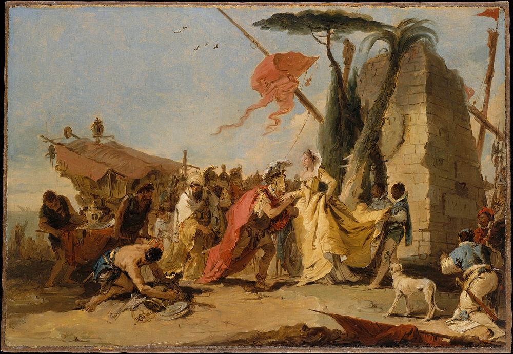 The Meeting of Antony and Cleopatra by Giovanni Battista Tiepolo