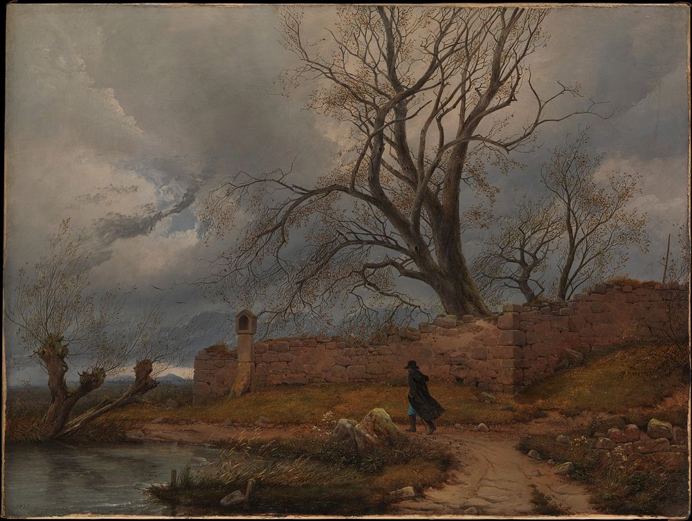 Wanderer in the Storm by Julius von Leypold