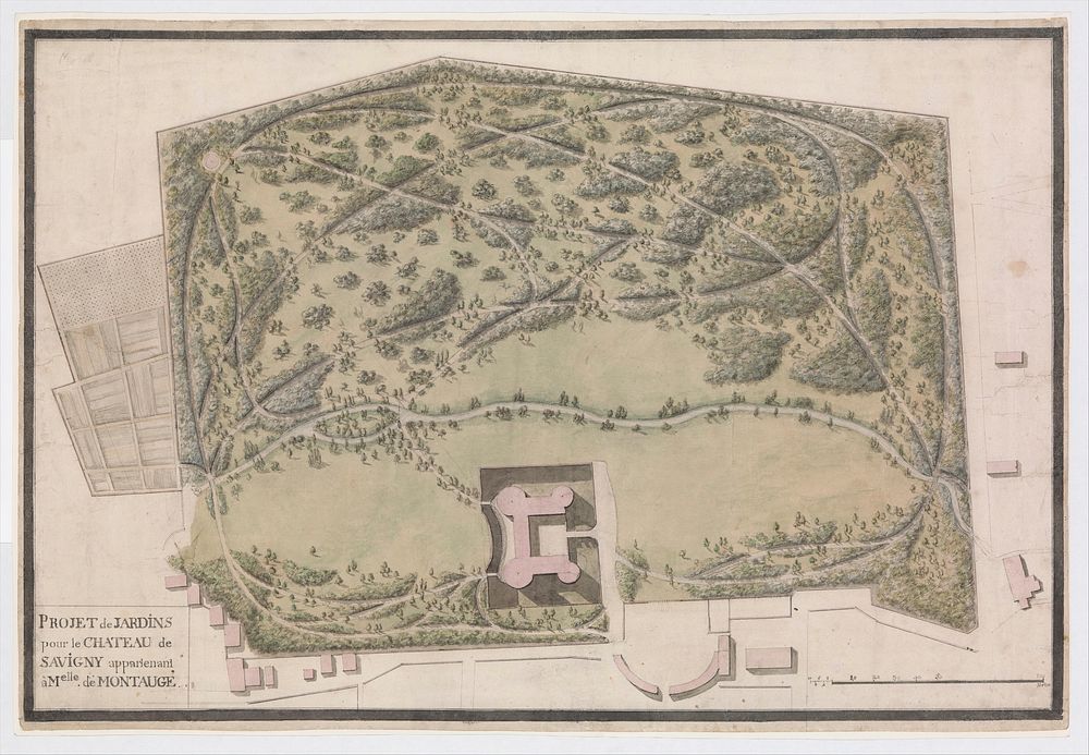 Design for the Gardens of the Château de Savigny-lès-Beaune