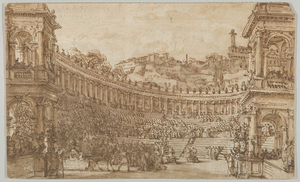 Theater Design, Possibly The Triumph of Hannibal