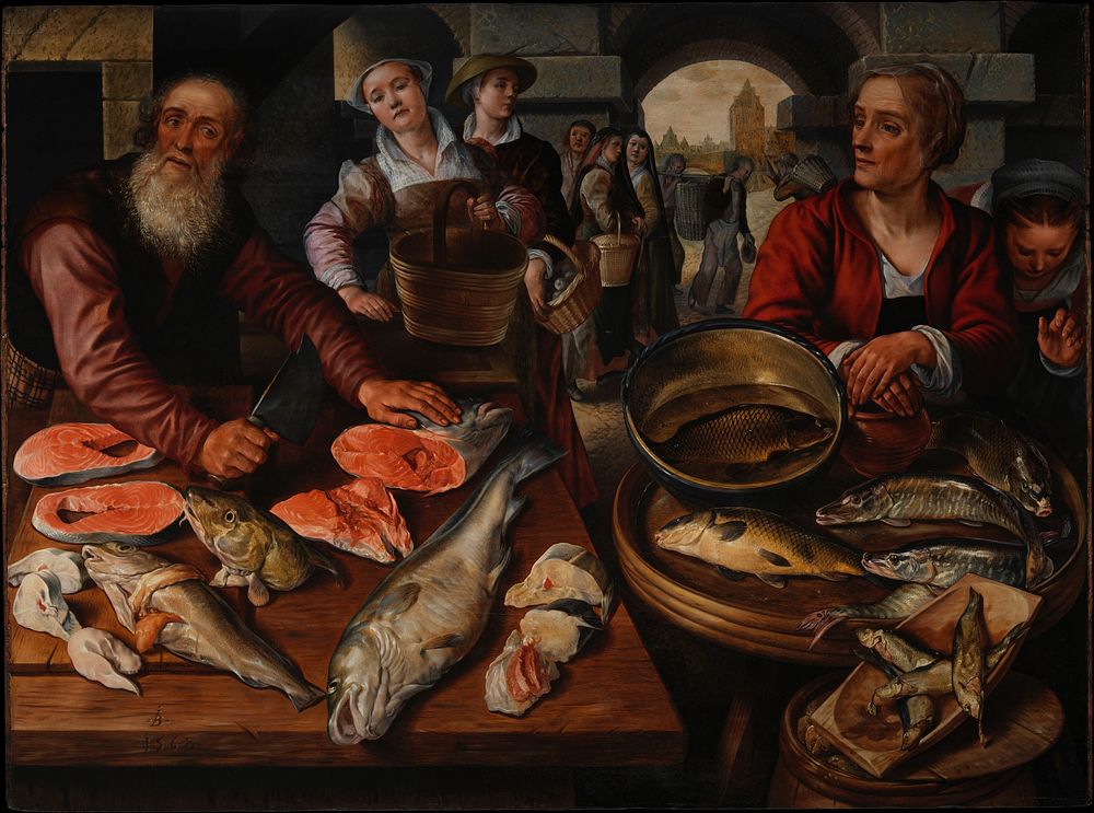Fish Market by Joachim Beuckelaer
