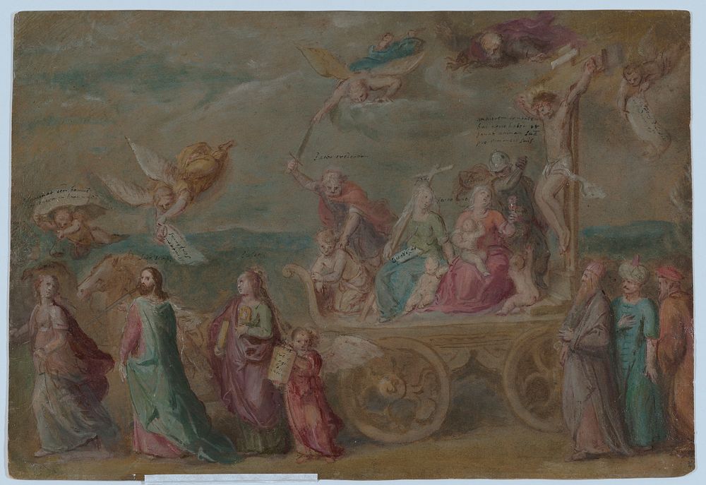 The Triumph of the Word of God, from the Series Triumph of the Catholic Church (Oil Sketch for a Painting of the same…