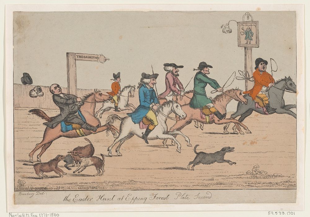 The Easter Hunt at Epping Forest, Plate Second