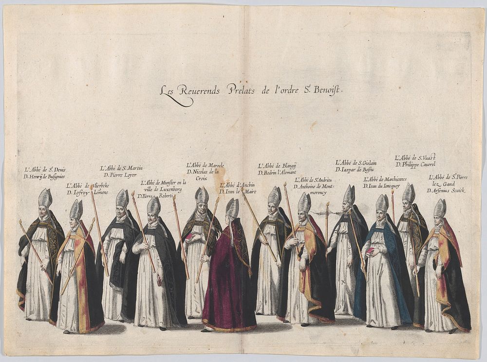 Plate 11: Members of the clergy marching in the funeral procession of Archduke Albert of Austria; from 'Pompa Funebris ...…