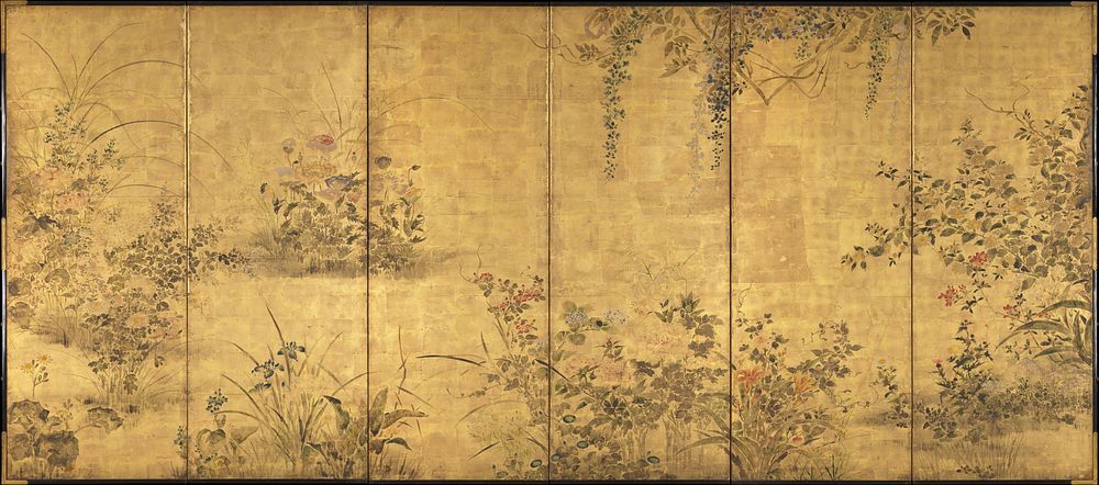 Flowering Plants and Vegetables of the Four Seasons, Japan