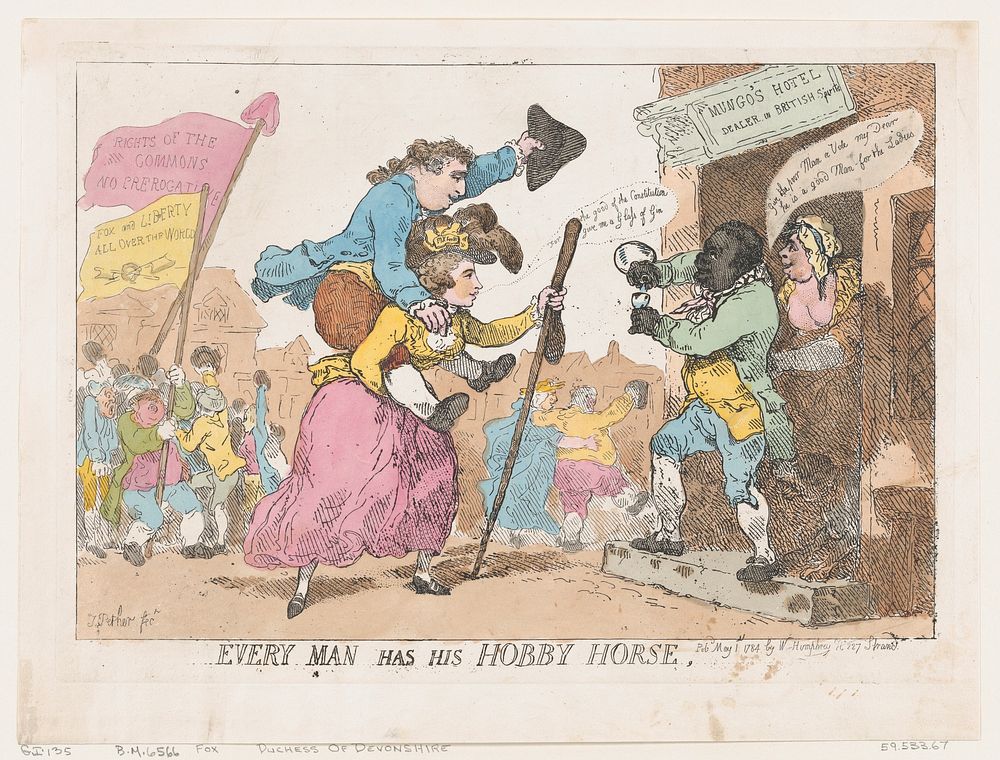 Every Man Has His Hobby Horse by Thomas Rowlandson