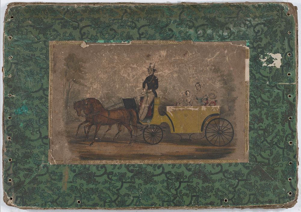 Portfolio Cover for a Collection of Caricatures and Satires, Anonymous, British, 19th century