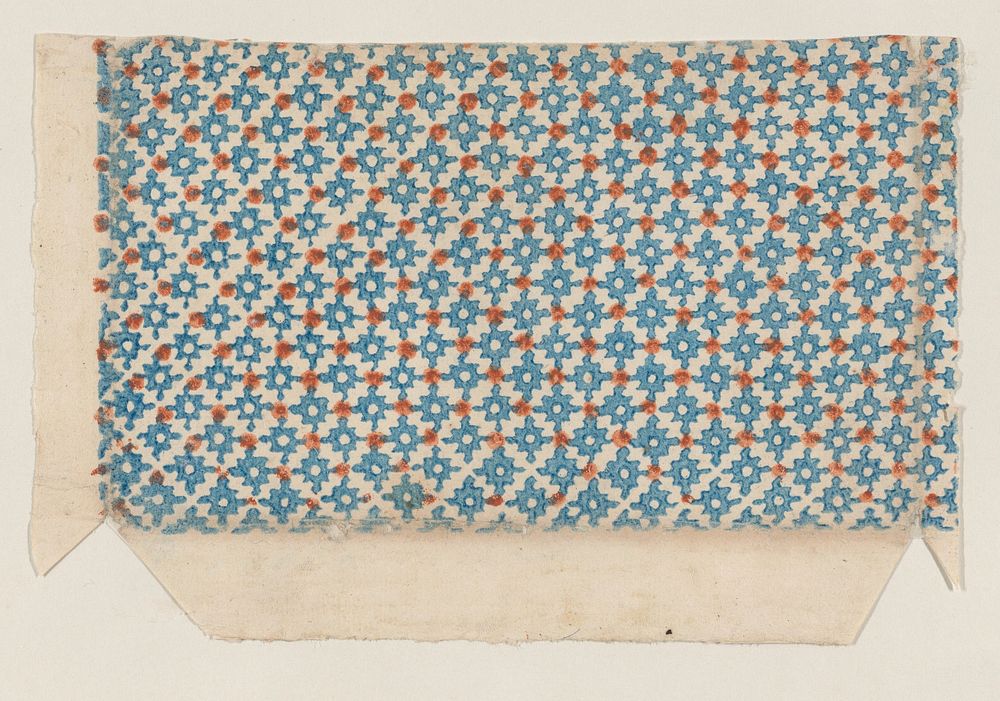 Sheet with overall abstract pattern by Anonymous
