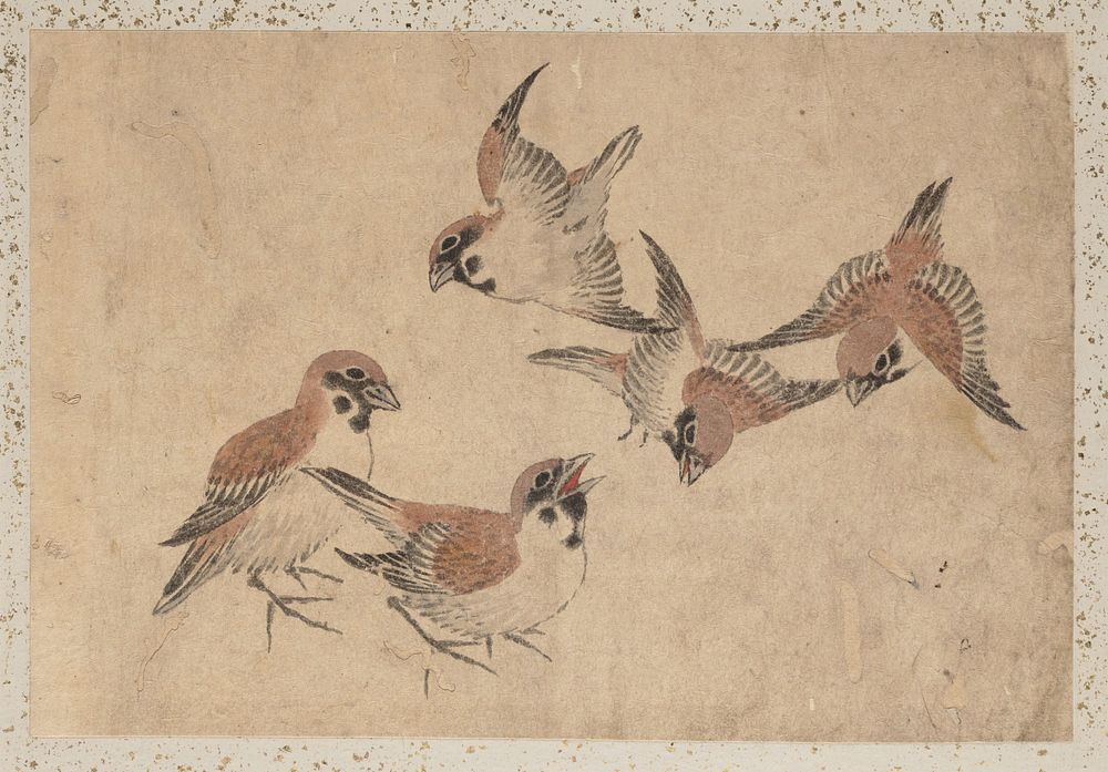 Album of Sketches by Katsushika Hokusai and His Disciples. Original public domain image from the MET museum.