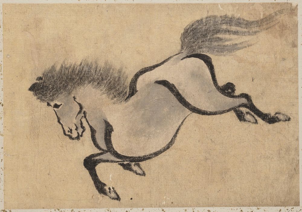 Album of Sketches by Katsushika Hokusai and His Disciples. Original public domain image from the MET museum.