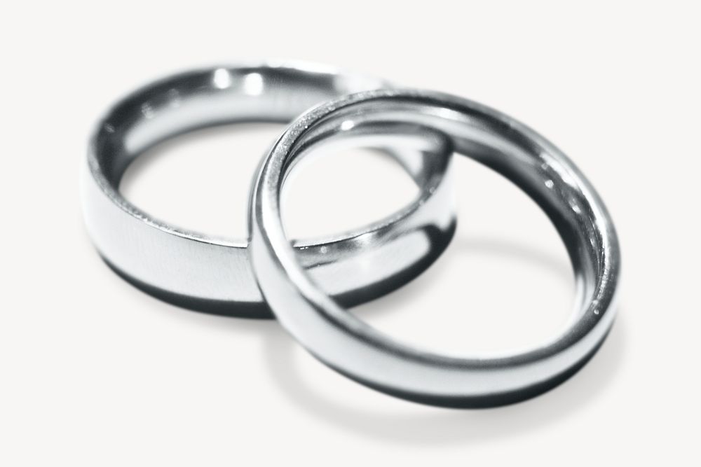 Wedding rings, engagement jewelry image psd