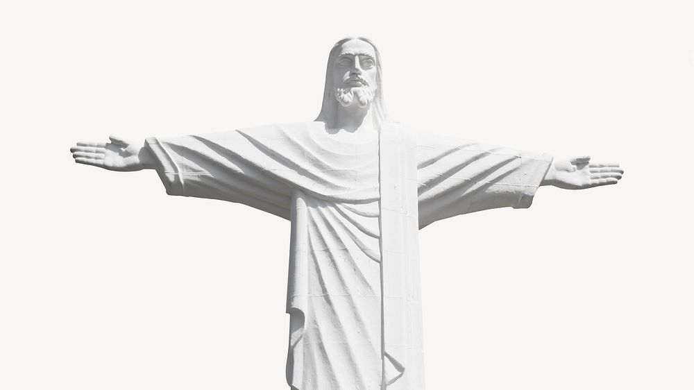 Christ the Redeemer statue psd