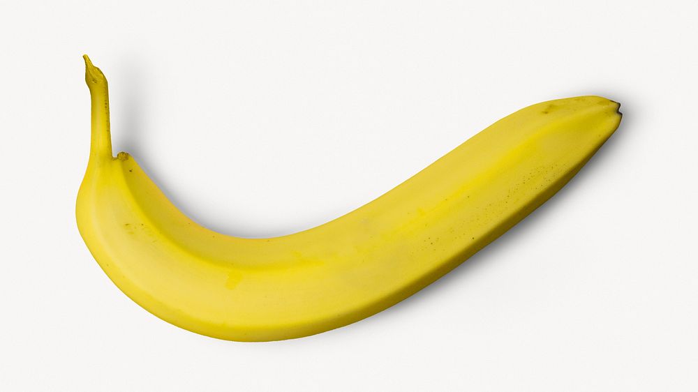 Banana fruit, isolated food image