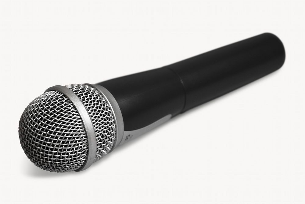 Microphone, isolated object image