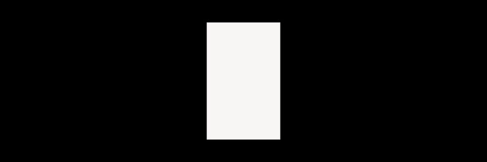 Minimal rectangle frame, white geometric shape vector