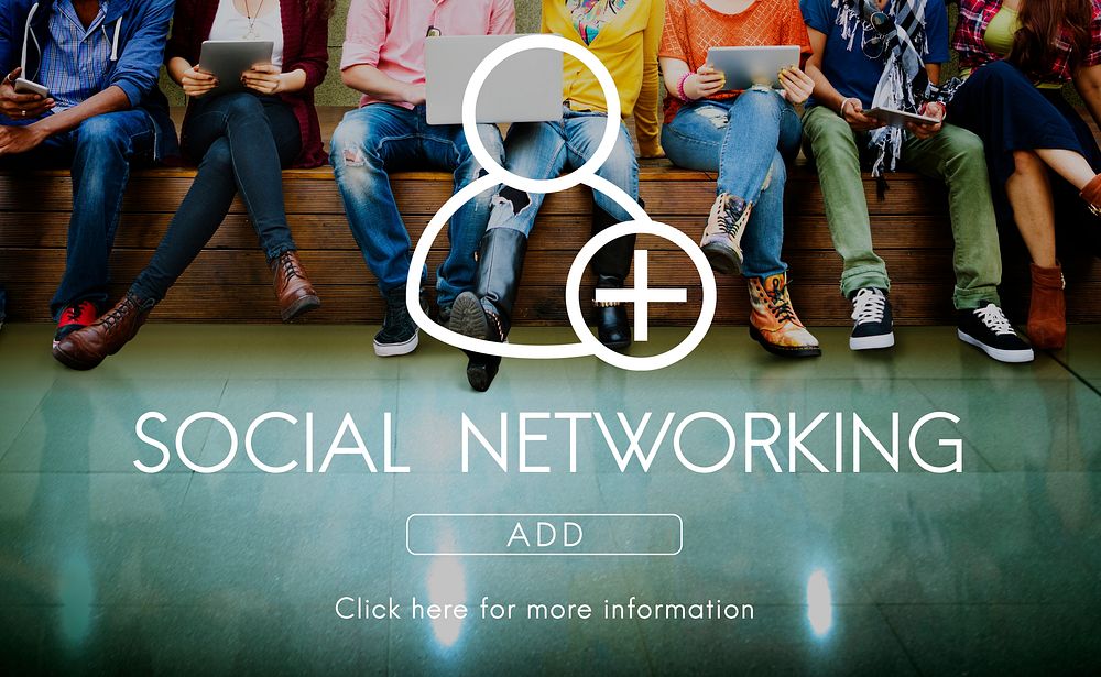 Add Friends Community Connection Socialize Concept