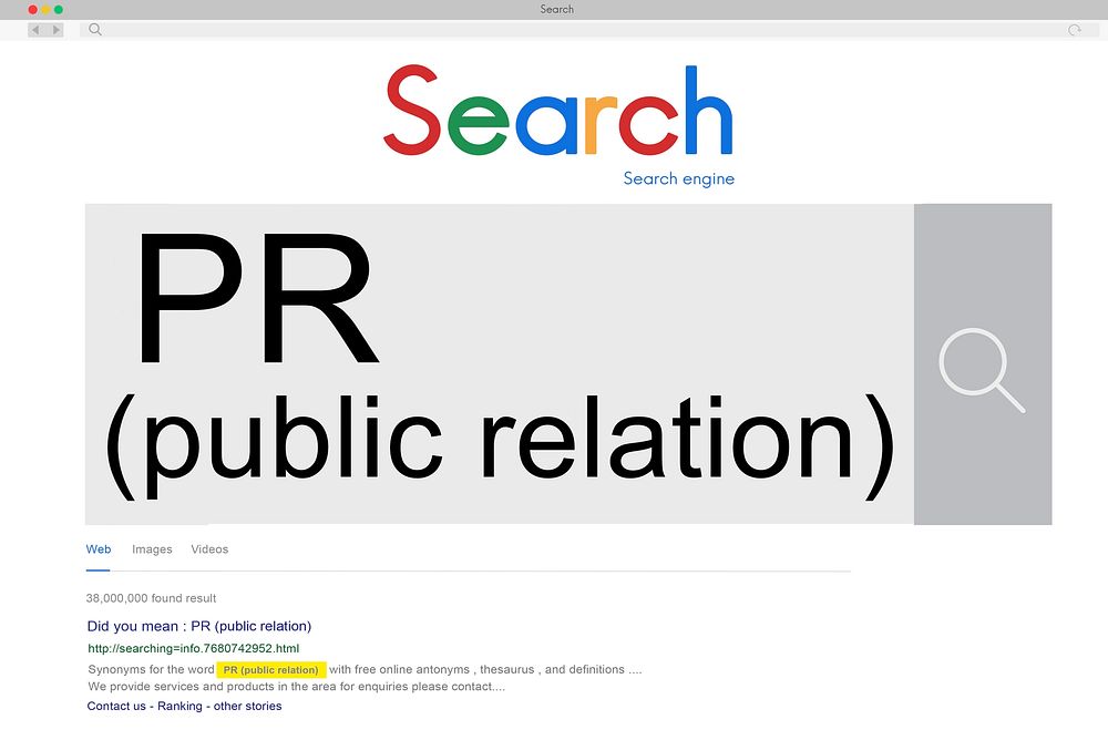 Public Relation PR Information Branding Advertising Concept