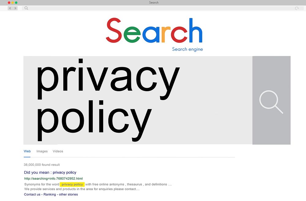 Privacy Policy Security Protection Identity Legal Law Concept